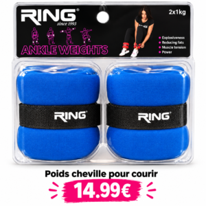 Poids cheville pour courir